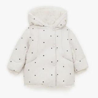 ザラキッズ(ZARA KIDS)のZARA ドット柄パフジャケット(コート)