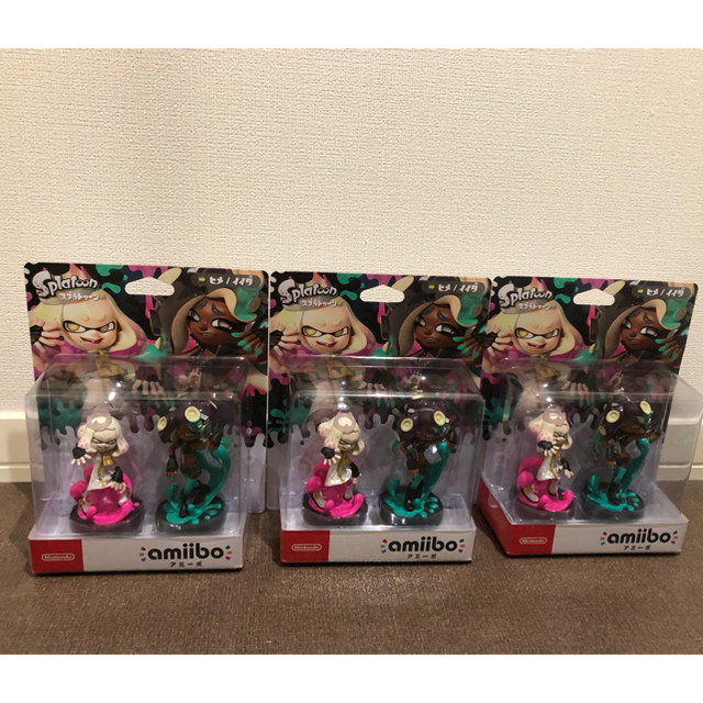 【新品・未開封】amiibo  スプラトゥーン ヒメ&イイダセット　3個セット