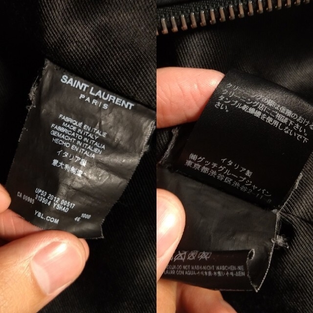 Saint Laurent(サンローラン)の【希少】SAINT LAURENT PARIS 13SS L01 ライダース  メンズのジャケット/アウター(ライダースジャケット)の商品写真