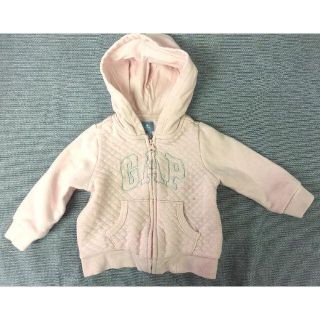 ギャップキッズ(GAP Kids)の※配送料無料※　baby Gap 　ピンク　パーカー　８０サイズ（12-18W）(ジャケット/上着)