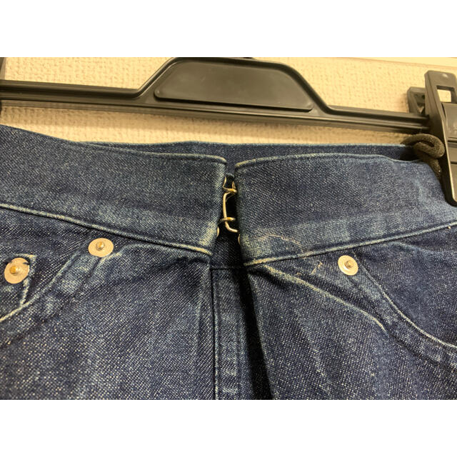 JOHN LAWRENCE SULLIVAN(ジョンローレンスサリバン)のWOMENS RIGID DENIM WIDE PANTS / INDIGO レディースのパンツ(デニム/ジーンズ)の商品写真