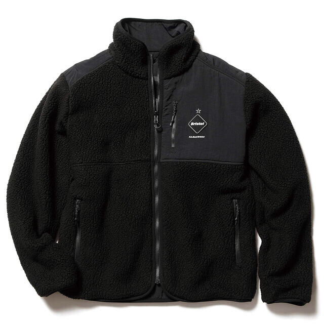 F.C.R.B.  BOA FLEECE REVERSIBLE BLOUSON