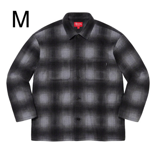 トップスSupreme Shadow Plaid Fleece Shirt M