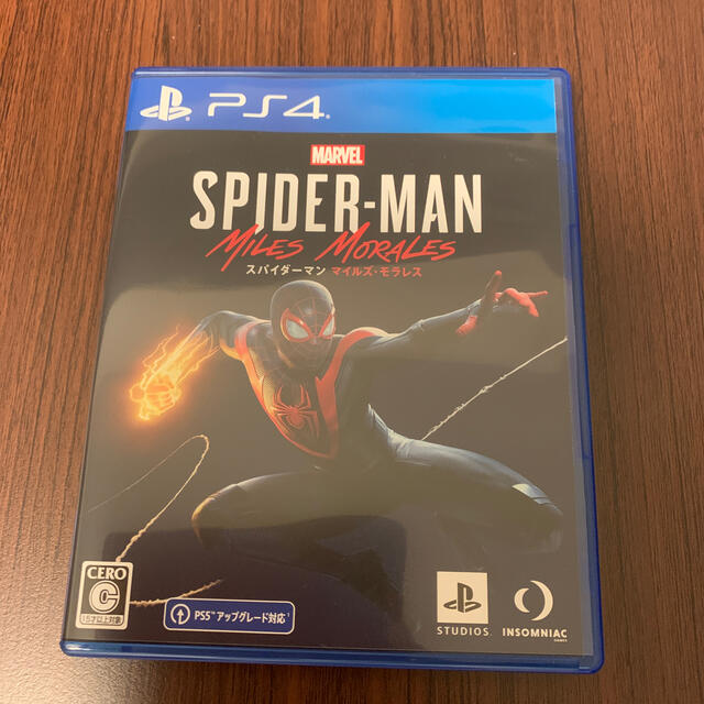 【即日発送】【早期購入特典未使用】スパイダーマン　マイルズモラレス　PS4