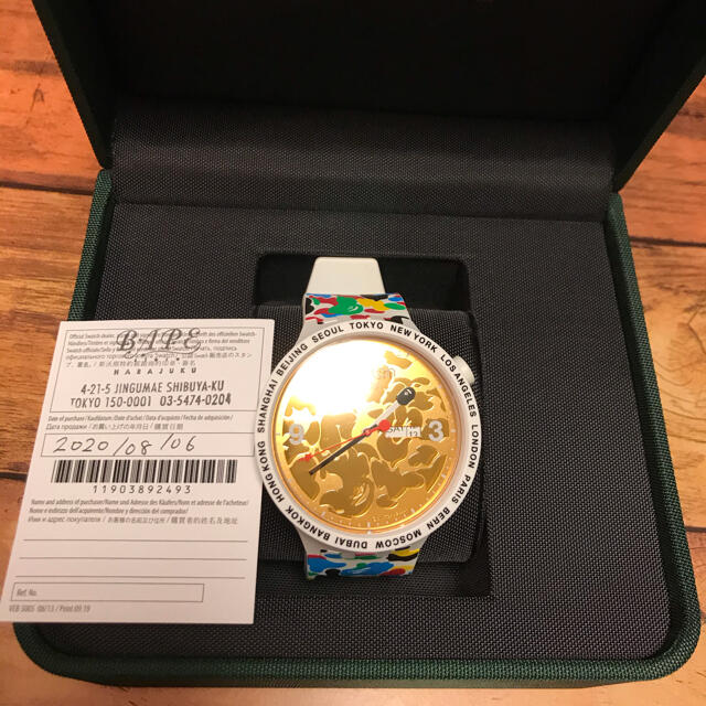 SWATCH X BAPE コラボ時計