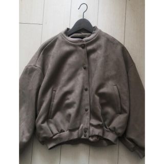 ザラ(ZARA)のZARA ザラ★スエードブルゾン　ボンバージャケット★美品(ブルゾン)