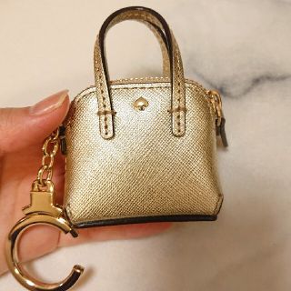 ケイトスペードニューヨーク(kate spade new york)のバック型 チャーム ゴールド(チャーム)