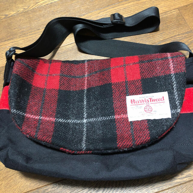 Harris Tweed(ハリスツイード)の美送料込　メハリスツイード　HARRIS TWEED ショルダーバッグ　美品 レディースのバッグ(ショルダーバッグ)の商品写真