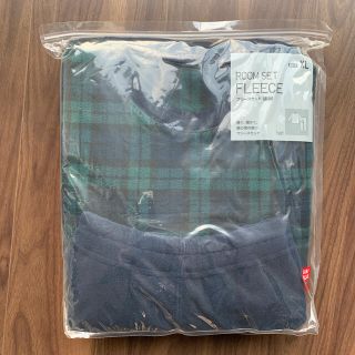 ユニクロ(UNIQLO)の新品　ユニクロ　フリースパジャマ　145-155 XL(パジャマ)