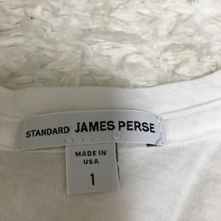 ジェームスパース(JAMES PERSE)のJAMES PERSEホワイトトップス(Tシャツ(半袖/袖なし))