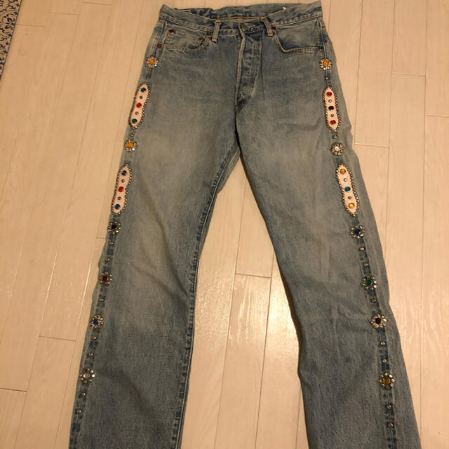 KAPITAL(キャピタル)のkapital country studs denim スタッズ デニム メンズのパンツ(デニム/ジーンズ)の商品写真