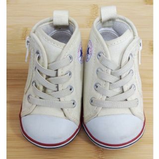 コンバース(CONVERSE)のコンバース ベビー ファーストシューズ オフホワイト 12cm(スニーカー)