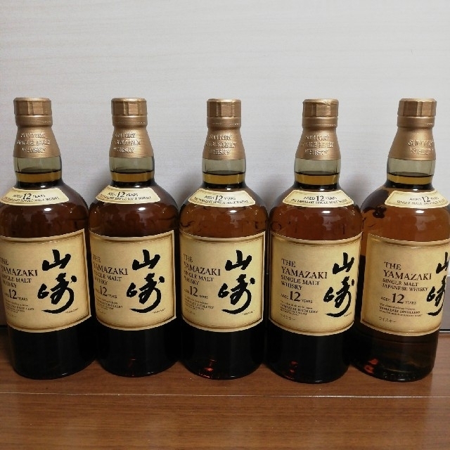 山崎　12年　700ml　５本セット　新品未開栓品酒