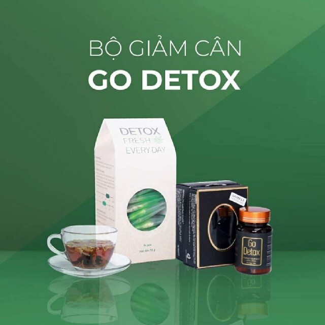 ２セットGO DETOX diet capsule and tea