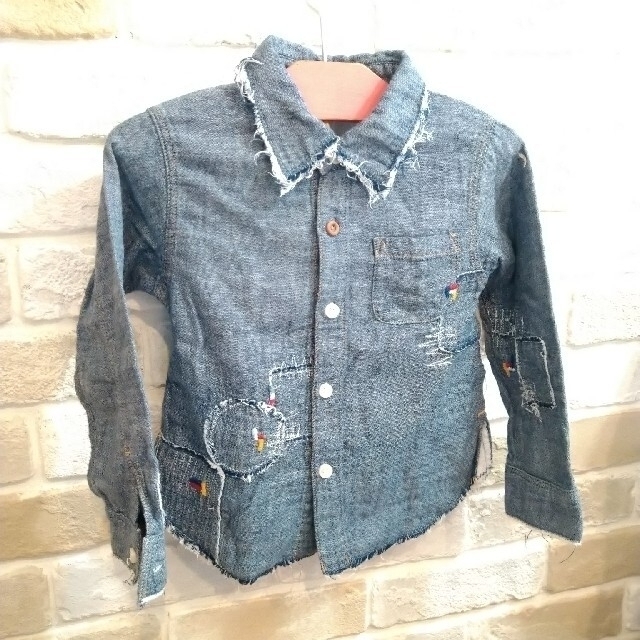 F.O.KIDS(エフオーキッズ)のF.O.KIDSのガーゼシャツ キッズ/ベビー/マタニティのキッズ服男の子用(90cm~)(ブラウス)の商品写真