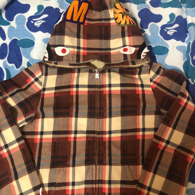 A BATHING APE - APE シャークパーカー S 正規品 会員限定 送料込の