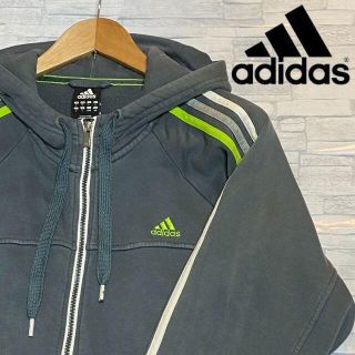 アディダス(adidas)の【匿名・即日発送】アディダス　Adidasパーカー　ビックサイズの美品♪(パーカー)