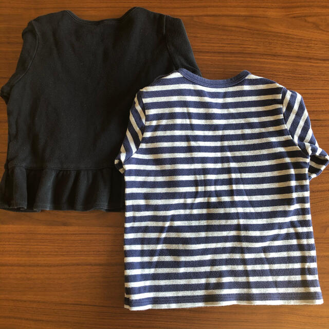 UNIQLO(ユニクロ)のユニクロ　UNIQLO 長袖　2枚セット キッズ/ベビー/マタニティのベビー服(~85cm)(シャツ/カットソー)の商品写真