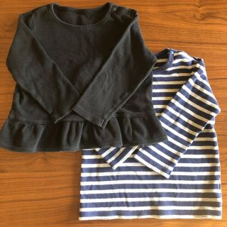 ユニクロ(UNIQLO)のユニクロ　UNIQLO 長袖　2枚セット(シャツ/カットソー)