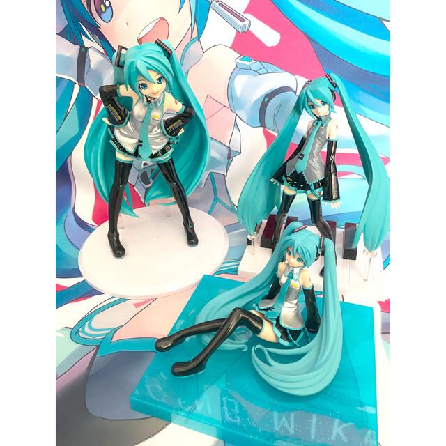 初音 ミク プライズ フィギュア まとめ売り レーシング オルゴール 水着 初音ミク VOCALOID オルゴール 2個セット