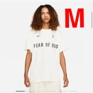 ナイキ(NIKE)のNike Fear of God ペールアイボリー ウォームアップTシャツ(Tシャツ/カットソー(半袖/袖なし))