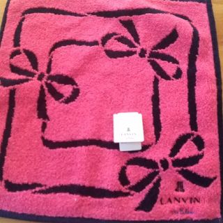 ランバン(LANVIN)のWegie様専用です。LANVIN タオルハンカチ 新品 二枚(ハンカチ)