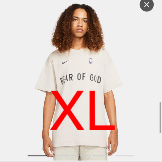 Nike Fear Of God ウォームアップ Tシャツ オートミール　XL