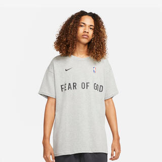 ナイキ(NIKE)のNike Fear of God Tシャツ NBA  グレー Lサイズ(Tシャツ/カットソー(半袖/袖なし))