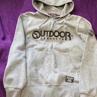 アウトドア(OUTDOOR)のパーカー　OUTDOOR フード　裏起毛　スウェット　グレー(パーカー)