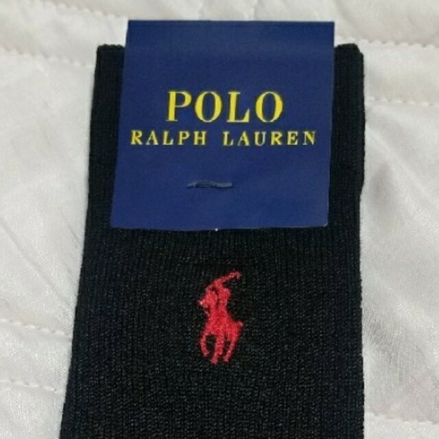 POLO RALPH LAUREN(ポロラルフローレン)のポロラルフローレン　ハイソックス💜 レディースのレッグウェア(ソックス)の商品写真