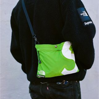 Supreme THE NORTH FACE Shoulder ライム