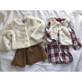 ベビーギャップ(babyGAP)の女の子まとめ売り4点　100(ジャケット/上着)