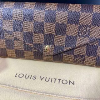 ルイヴィトン(LOUIS VUITTON)のルイヴィトン ダミエ ポルトフォイユ ジョセフィーヌ 三つ折り長財布(長財布)