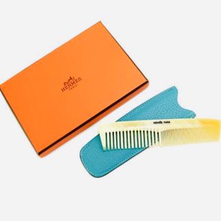 エルメス(Hermes)の HERMES コーム  くし　バッハローホーン　売り切り(ヘアブラシ/クシ)