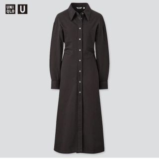 ユニクロ(UNIQLO)のUNIQLOU ♡シャツワンピース(ロングワンピース/マキシワンピース)