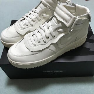 ナイキ(NIKE)のnike garcon Air Force 1 Mid White(スニーカー)