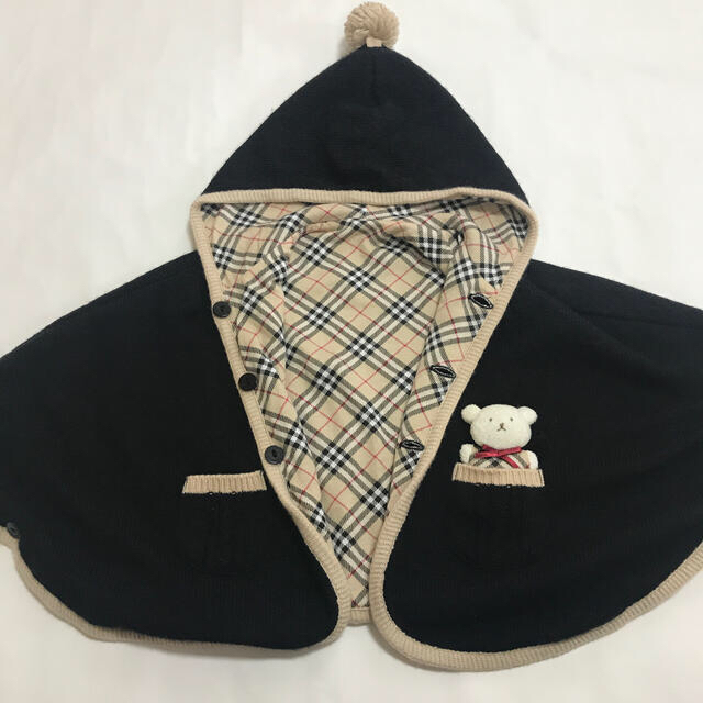 BURBERRY(バーバリー)のBurberry キッズ　ベビー　ポンチョ キッズ/ベビー/マタニティのベビー服(~85cm)(ジャケット/コート)の商品写真