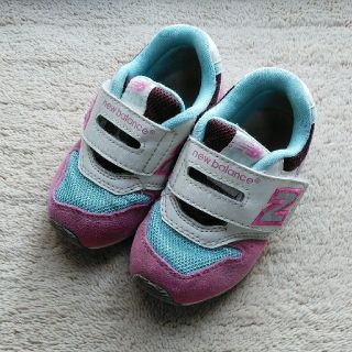 ニューバランス(New Balance)のニューバランス996 14㎝ ピンク ライトブルー(スニーカー)