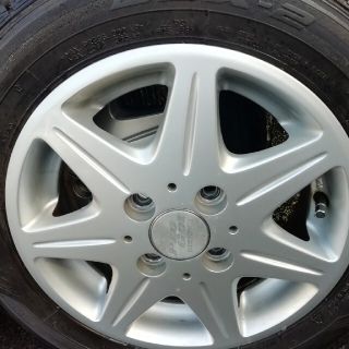 ダンロップ(DUNLOP)の155/65r/13スタッドレス、アルミセット(タイヤ・ホイールセット)