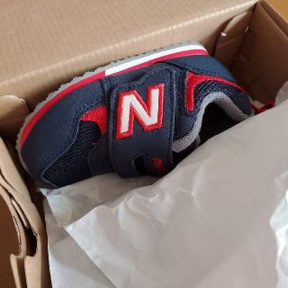 ニューバランス(New Balance)のnew balance 13センチ　ネイビー／レッド(スニーカー)