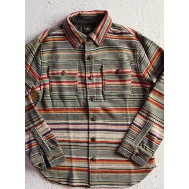 RRL - 新品*RRL*コットンリネン ワークシャツ セーター*M* ダブル