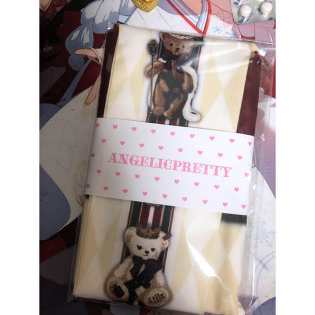 Angelic Pretty(アンジェリックプリティー)のBritish bear タイツ レディースのレッグウェア(タイツ/ストッキング)の商品写真