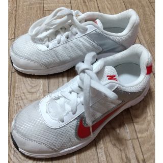 ナイキ(NIKE)の19cm NIKE スニーカー 白×赤(スニーカー)