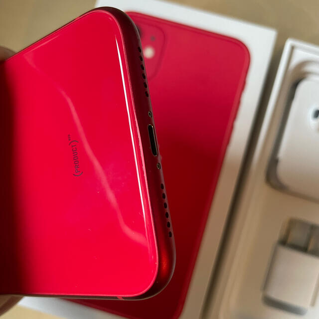 Apple - 【値下げ】iPhone11 128GB SIMフリー プロダクトレッド 美品の