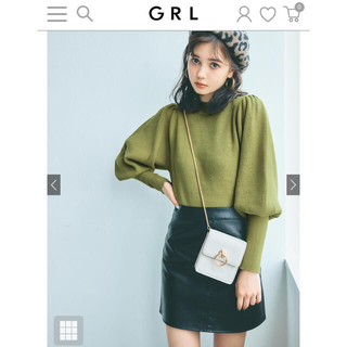 グレイル(GRL)のGRL レザースカート(ミニスカート)