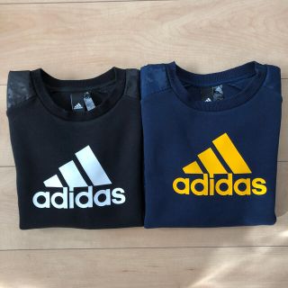 アディダス(adidas)のひろたま様専用です★adidas★トレーナー　140 男の子　2枚セット(Tシャツ/カットソー)