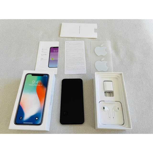 iPhone X SIMフリー　シムフリー　256