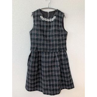 ジルバイジルスチュアート(JILL by JILLSTUART)の美品トッコクローゼットワンピース♡ジルバイジルスチュアートリランドチュールノエラ(ひざ丈ワンピース)