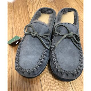 エルエルビーン(L.L.Bean)のLL Bean モカシン　グレー(スリッポン/モカシン)