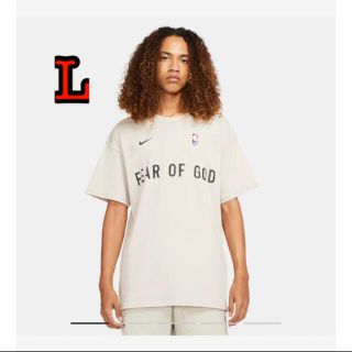 ナイキ(NIKE)のNIKE×Fear of God ウォームアップTシャツ　オートミール(Tシャツ/カットソー(半袖/袖なし))